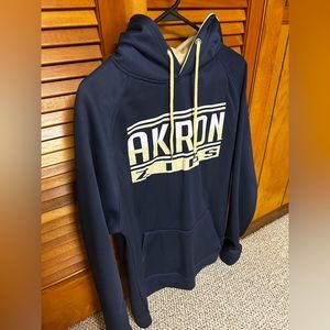University of Akron Zips Hoodie Sweatshirt size Medium.